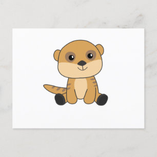 Meerkat Sweet Animals for Children Vykort