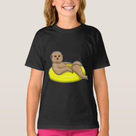 Meerkat Swimming Life buoy T Shirt