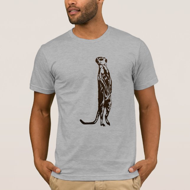 Meerkat T-tröja T-shirt (Framsida)