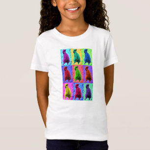 Meerkat tittar upp den popkonstPopart T Shirt