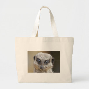 Meerkat upp slut jumbo tygkasse