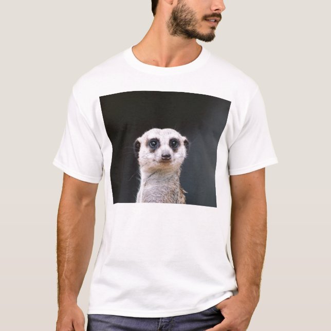Meerkat utkik - T-skjorta T-shirt (Framsida)