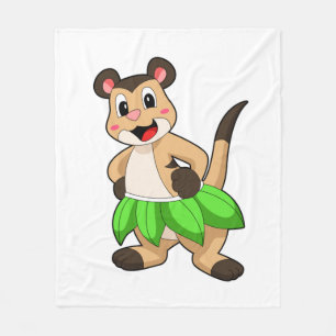 Meerkat vid Ballet Dance Fleecefilt