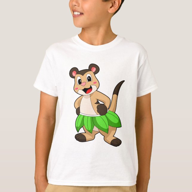 Meerkat vid Ballet Dance T Shirt (Framsida)