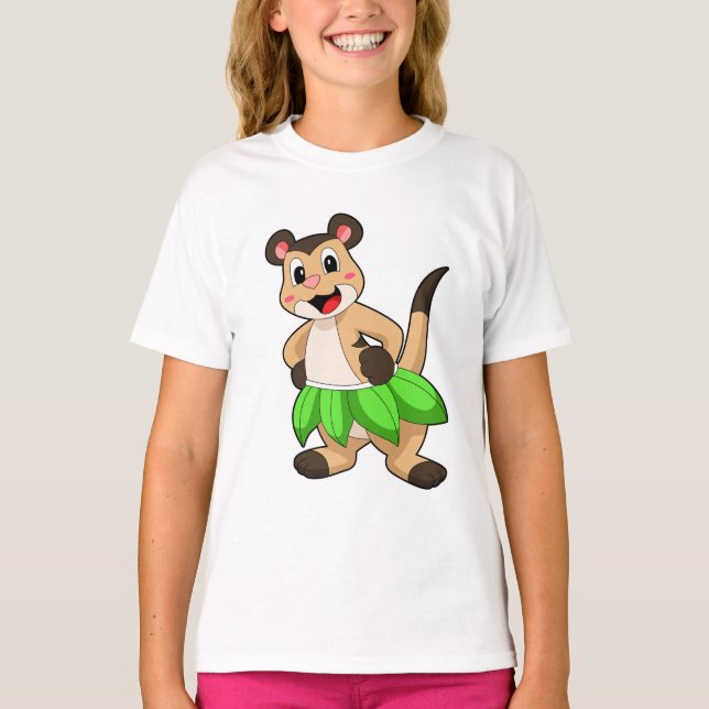 Meerkat vid Ballet Dance T Shirt (Framsida)