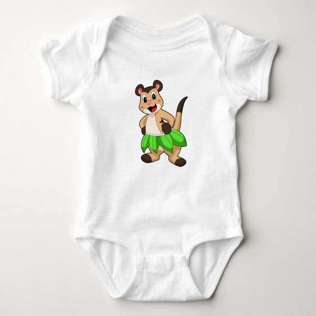 Meerkat vid Ballet Dance T Shirt (Framsida)