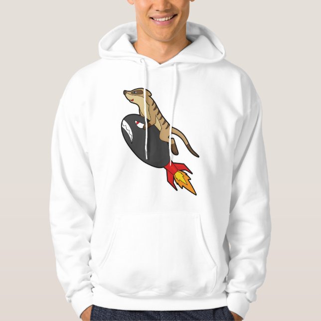 Meerkat vid flygningen med Rocket Hoodie (Framsida)