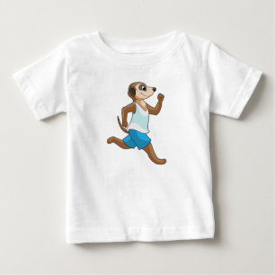 Meerkat vid Running Sports T Shirt