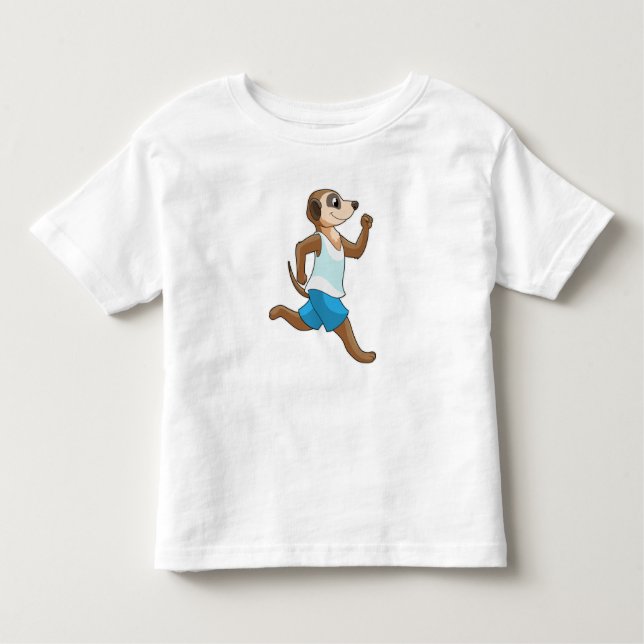 Meerkat vid Running Sports T Shirt (Framsida)