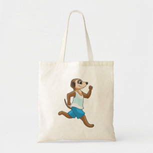Meerkat vid Running Sports Tygkasse
