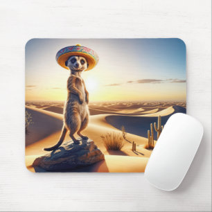 Meerkat Wearing a Mexican Sombrero Musmatta