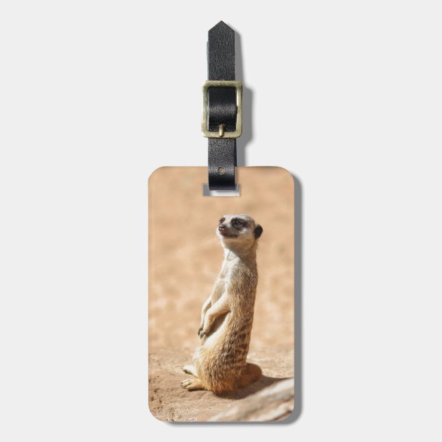 Meerkats är kall bagagebricka (Vertikal Framsida)