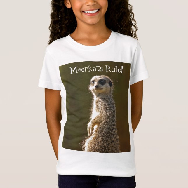 Meerkats härskar! T-tröja Tee Shirt (Framsida)