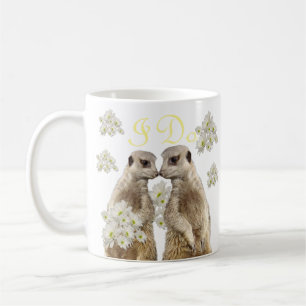 Meerkats i Kärlek. Kaffemugg