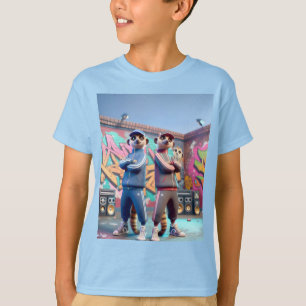 Meerkats in Tracksoveraller T Shirt