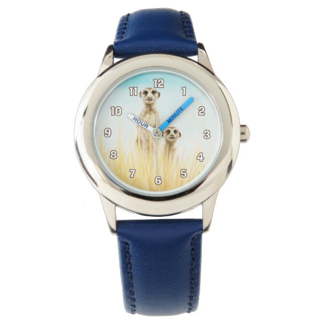 Meerkats Kids Watch Armbandsur (Framsida)