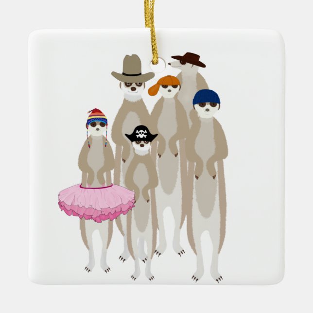 Meerkats Ornament (Framsida)