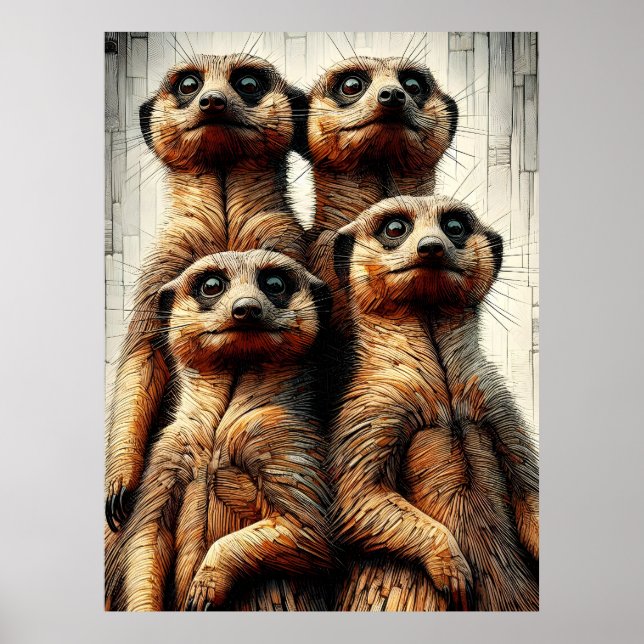 Meerkats Poster (Framsidan)
