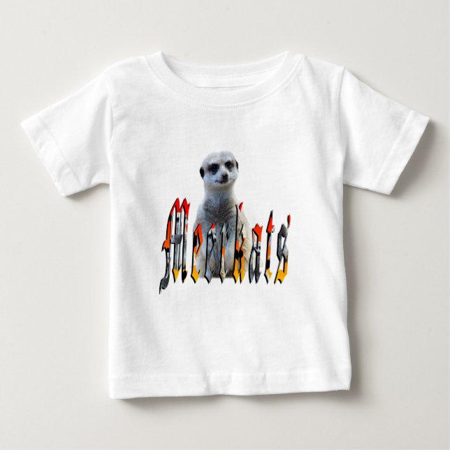 "Meerkats: Stående Proud bakom Namn" T-shirt (Framsida)