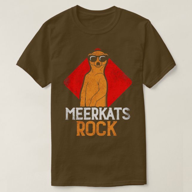 Meerkats sten t shirt (Design framsida)