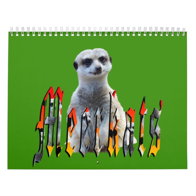 Meerkats With Stil Australian Helgdagars 2019, Kalender (Omslag)