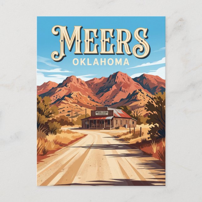 Meers USA Vykort (Framsida)