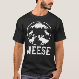 Meese Plural of Moose English Grammar Joke T Shirt