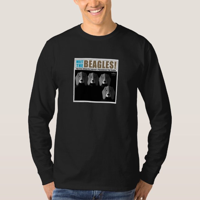 Meet The Beagles Dog Classic Album Parody T Shirt (Framsida)