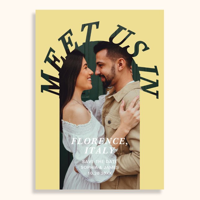 Meet Us In Destination Arch Photo Citrus Wedding  Spara Datumet (Skapare uppladdad)