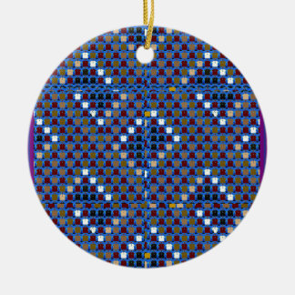 Meeten för NOVINO-strukturmönster hälsar Julgransprydnad Keramik