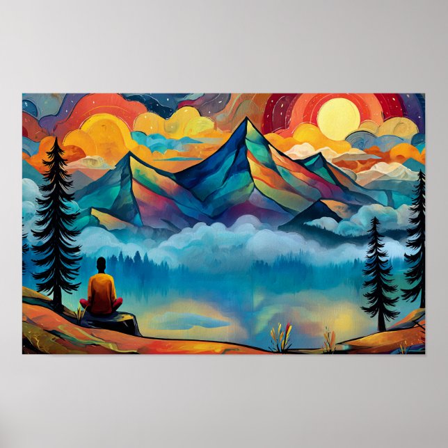 Meeting God on the Mountain Poster (Framsidan)