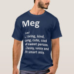 MEG Definition Personlig Namn Funny Birthday T Shirt<br><div class="desc">MEG Definition Personlig Namn Funny Birthday . Ta en titt på vår födelsedag till skjortval för det allra bästa i unika termer eller anpassningsbar,  handgjord delar från våra butiker.</div>