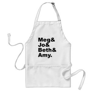 Meg & Jo & Beth & Amy   Liten litteratur om kvinno Förkläde
