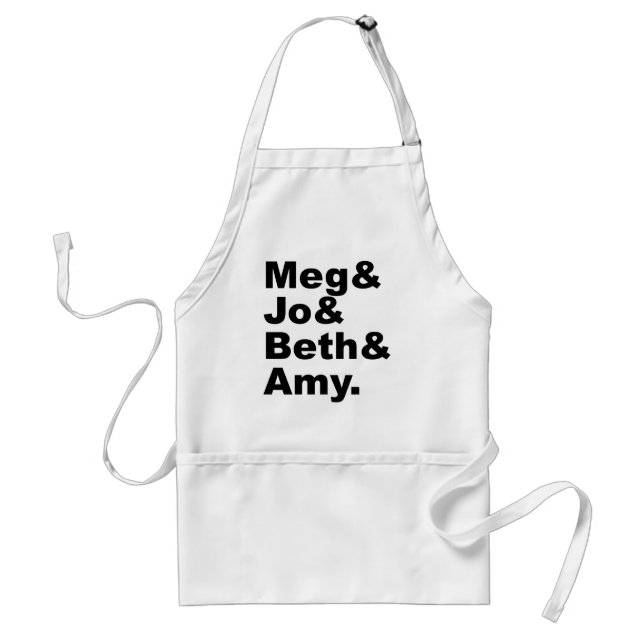 Meg & Jo & Beth & Amy | Liten litteratur om kvinno Förkläde (Framsidan)