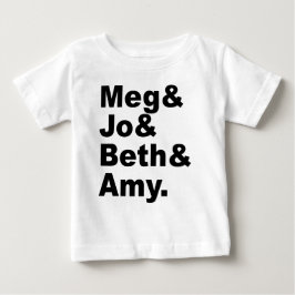 Meg & Jo & Beth & Amy | Liten litteratur om kvinno T-shirt