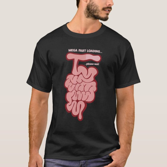 Mega Bajs Laddar T Shirt (Framsida)