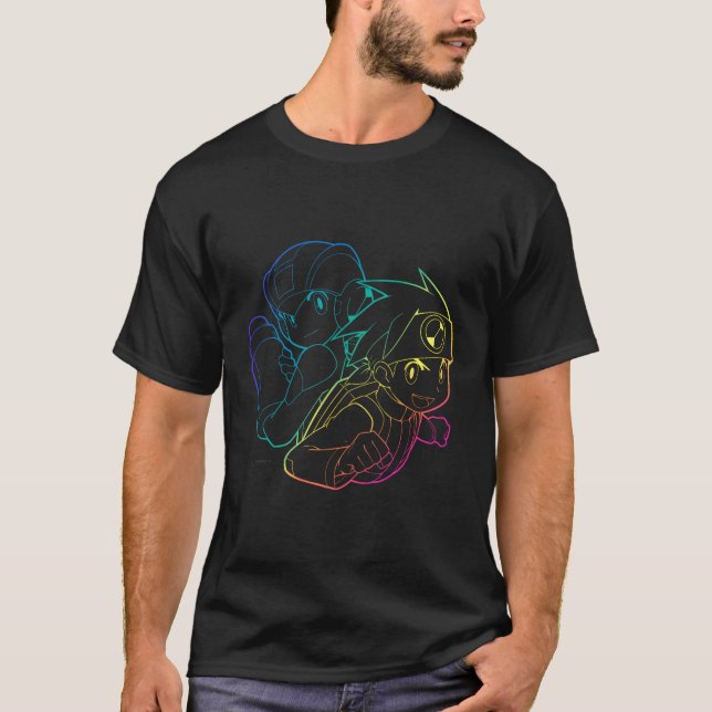 Mega Battle Network Gaming T Shirt (Framsida)