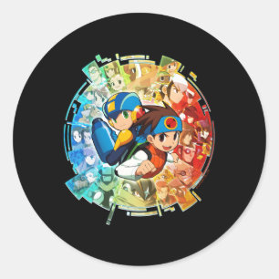 Mega Battle Network Legacy Collection Runt Klistermärke