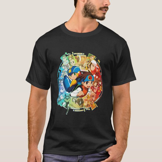 Mega Battle Network Legacy Collection T Shirt (Framsida)
