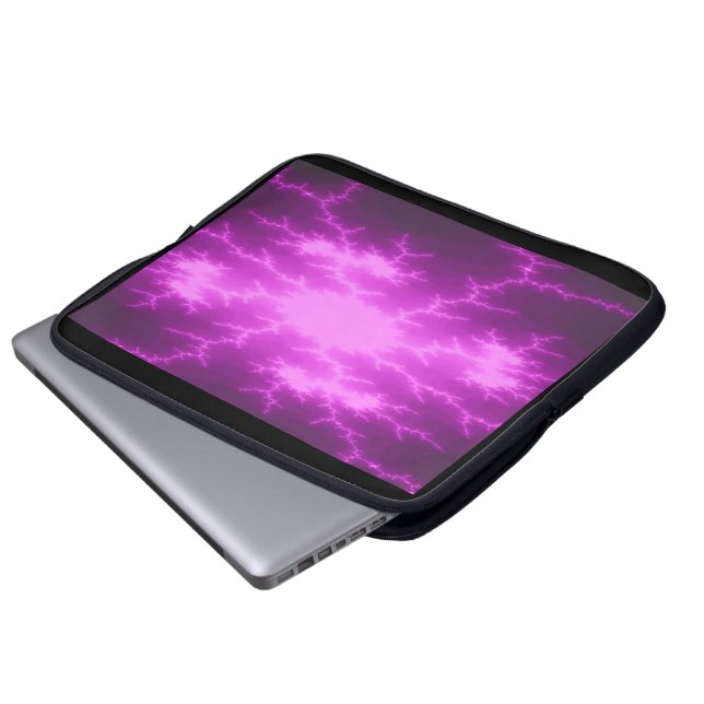 Mega Blixt Fractal Bärbar dator Laptop Fodral (Framre botten)