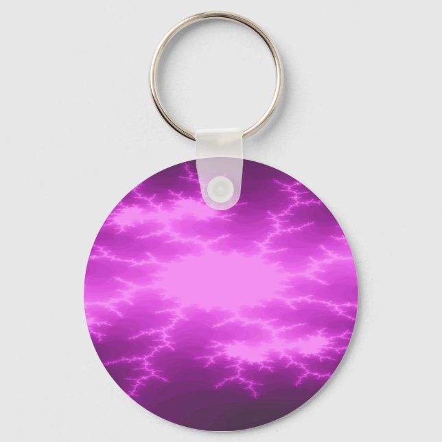 Mega Blixt Fractal Keychain Nyckelring (Framsida)