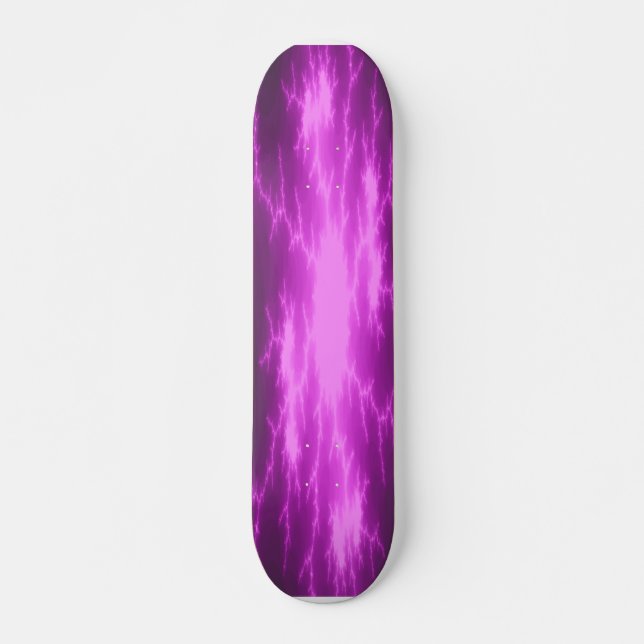 Mega Blixt Fractal Skateboard (Framsida)