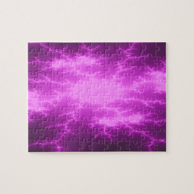 Mega Blixt Fractal Svårighets Puzzle Pussel (Horisontell)