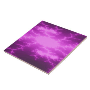 Mega Blixt Fractal Tile Kakelplatta