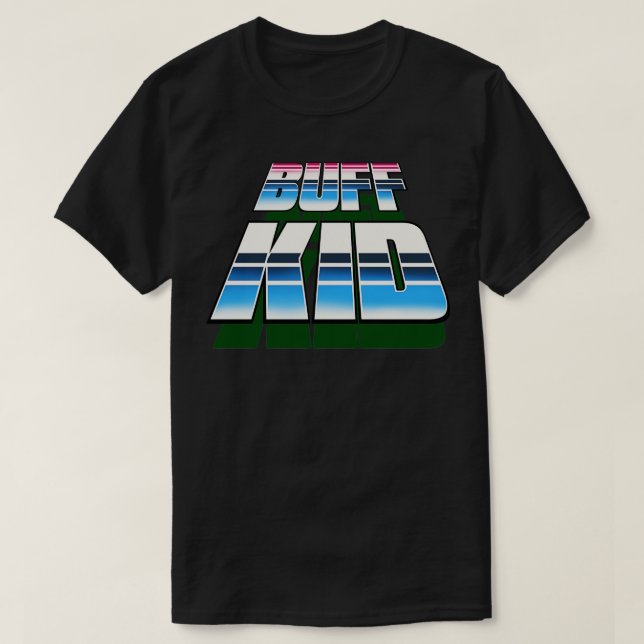 Mega Buff Kid 1 T Shirt (Design framsida)