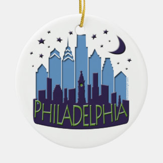 Mega coola för Philly horisont Julgransprydnad Keramik