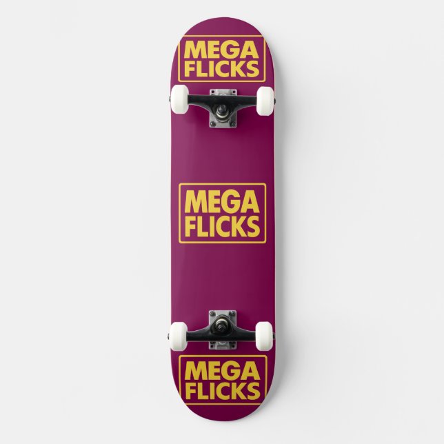MEGA FILMER  MINI SKATEBOARD BRÄDA 18,5 CM (Framsida)