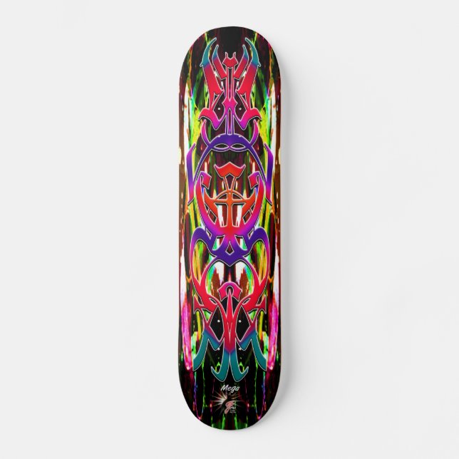 Mega g-kat Pro Mini Skateboard Bräda 18,5 Cm (Framsida)