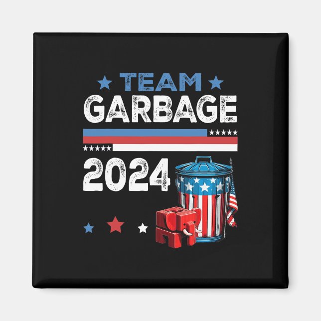 Mega Garge stolt Trump-supportör 2  Magnet (Framsidan)