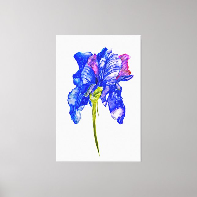 Mega Iris Canvastryck (Framsida)
